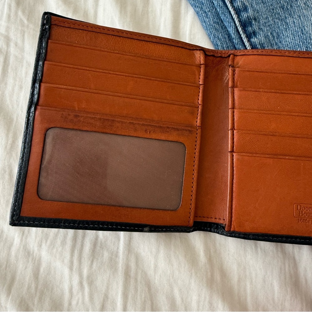 Dooney & Bourke Black and‎ Brown Leather Wallet - Picture 5 of 6